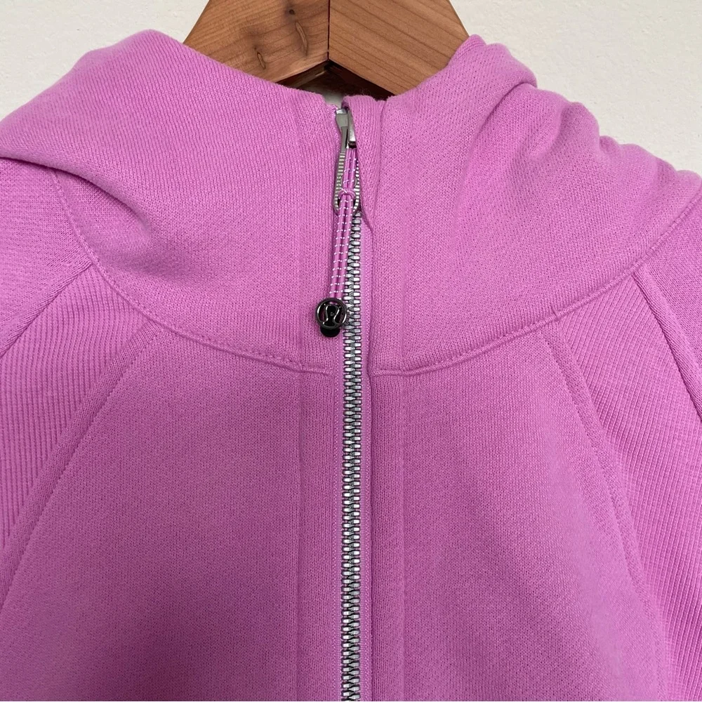 NWT Lululemon Scuba Oversized Half Zip Hoodie Dahlia Mauve Size XS/S - Picture 3 of 12